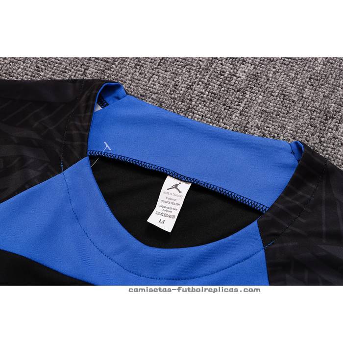 Camiseta de Entrenamiento Paris Saint-Germain Jordan 2022-2023 Negro y Azul